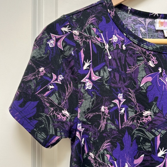 Lularoe Disney Maleficent Carly Villains Dress - Picture 3 of 9